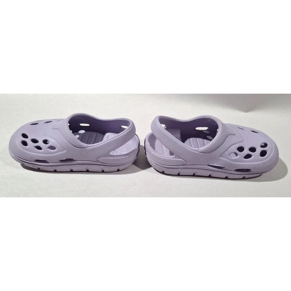 Wonder Nation Toddler Girls USA Clogs Shoes Lilac Purple Size 4 Infant Water